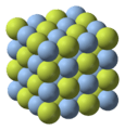 Silver(I)-fluoride-3D-ionic