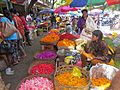 The flowers markrt in Bali