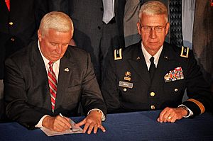 Tom Corbett signing legislation