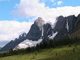 Tumbling Peak fron Rockwall Trail