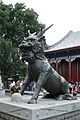 Bronze Qilin statue