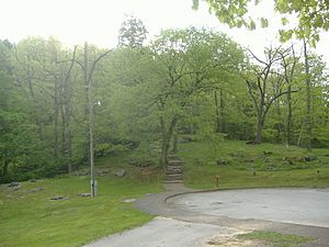 Carter Caves hill stairs