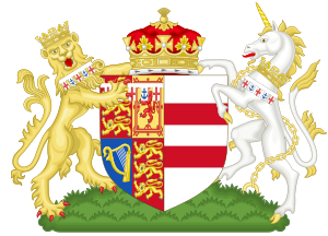 Coat of Arms of Marie Christine von Reibnitz, Princess Michael of Kent.svg