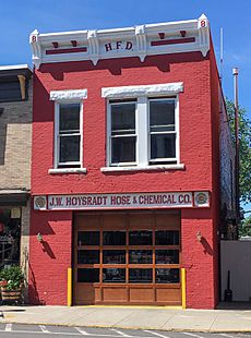 Fire station, Hudson, NY