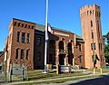 Gloversville Armory from west, Gloversville