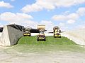 Loaders compacting silage, Revivim 2007