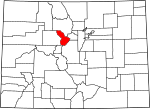 State map highlighting Summit County