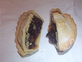 Mince Pie open