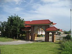 NO East Little Vietnam Oct 2009 Gate Arch Tu Bi