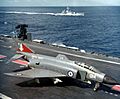 Phantom FG1 892 Sqn on HMS Ark Royal (R09) 1972