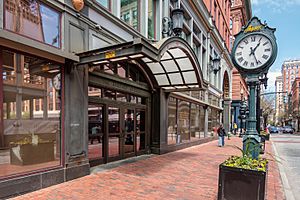 Shepard Company Building and clock