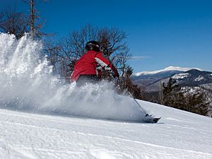 Skiing at Attitash