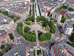 Szczecin plac Grunwaldzki dron (1)