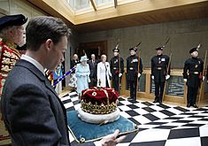 The Queen at the Scottish Parliament