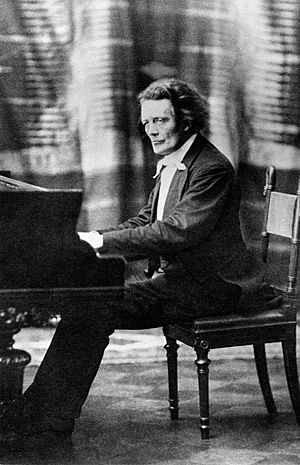 Anton Rubinstein playing