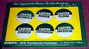 Carter vp buttons