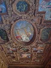 Ceiling of the drawing room - William Andrews Clark Memorial Library