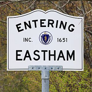 Eastham Massachusetts town sign