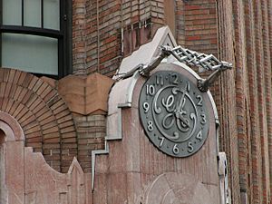 General Electric Building entry detail