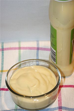 Heinz Salad Cream with bottle.JPG