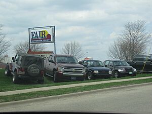 Jefferson County Wisconsin Fairgrounds sign