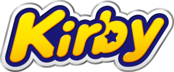 Kirby Logo (Yellow and Blue).png