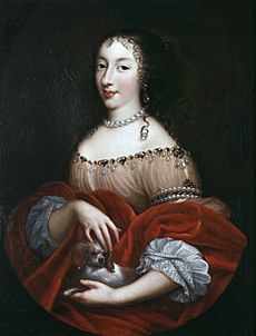 Mignard, possibly after - Henrietta of England - National Portrait Gallery