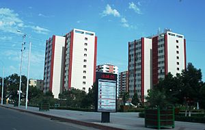 New buildings in Sumgayit