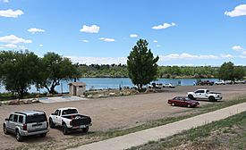 Runyon Lake parking area.JPG