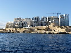 Sliema und Fort Tigné