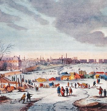 Thomas Wyke- Thames frost fair