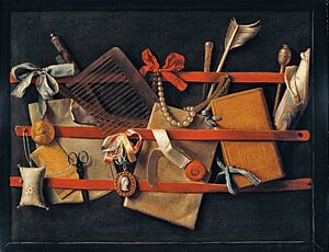 Tromp-l'oeil Still-Life 1664 Hoogstraeten