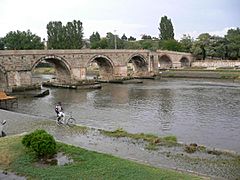 Vardar Stone Bridge Skopje