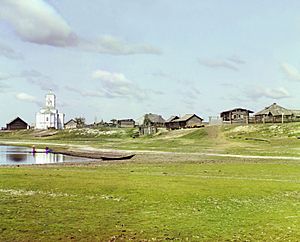 Village of Pokrovskoe on the Tura River