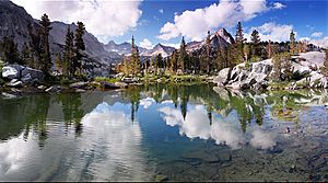 Blue Lake, Sabrina Basin