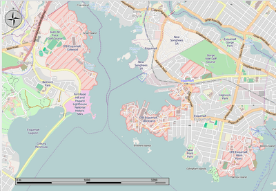 CFB Esquimalt map