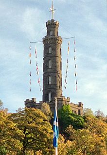 Calton hill flags