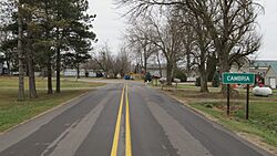 Cambria, MI road signage