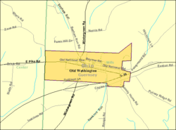 Detailed map of Old Washington