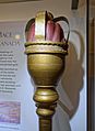 First ceremonial mace of Upper Canada, used at the first meetings of Parliament in Newark, starting in 1792 - Ontario Legislative Building, Toronto, Canada - DSC00288