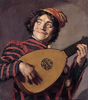 Frans Hals - Luitspelende nar