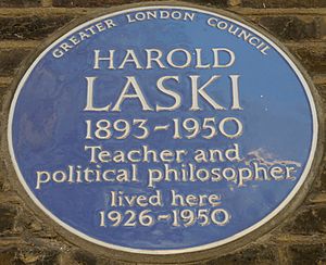 HaroldLaskiBluePlaque