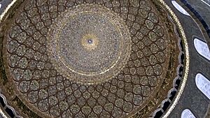 Interior view of Aqsa main dome