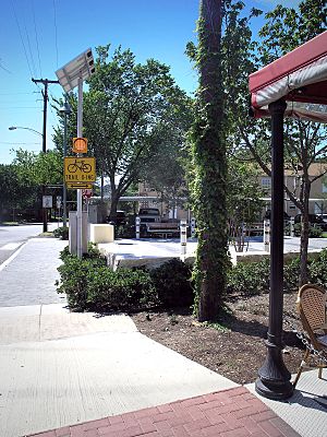 The Katy Trail where it crosses Knox Street