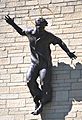 Marcus Cornish' Christ sculpture at Uckfield, East Sussex