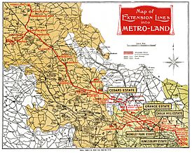 Metro-land-map