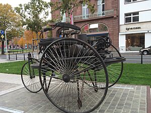 Monument of first motorcar