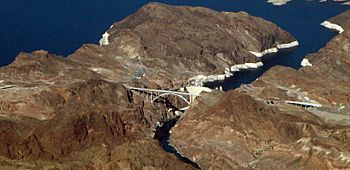 New bridge at Hoover Dam