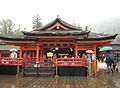 Outside of Itsukushima main shrine