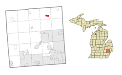 Location within Oakland County